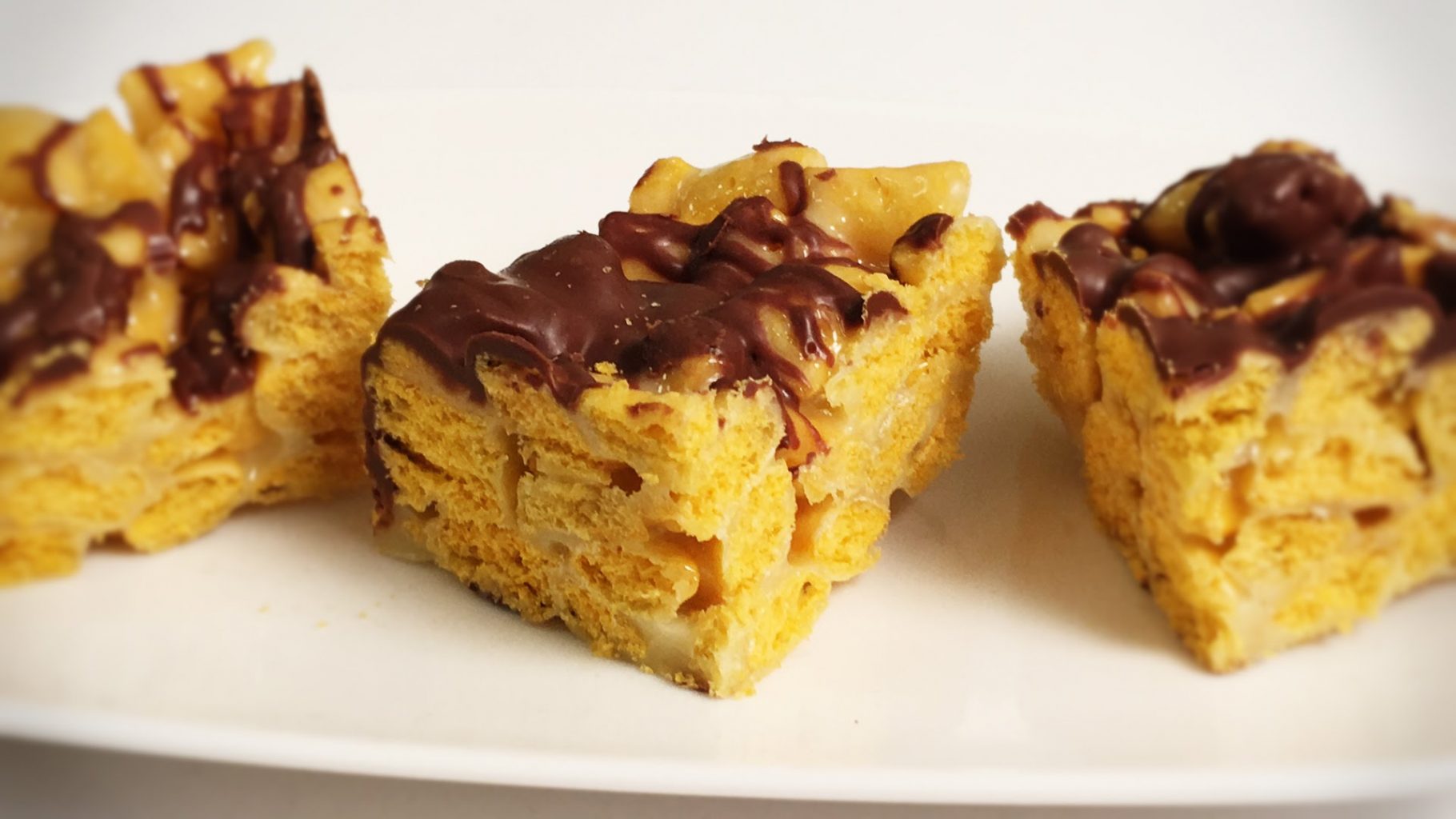 Cannabis Infused Chocolate Peanut Butter Cereal Bars