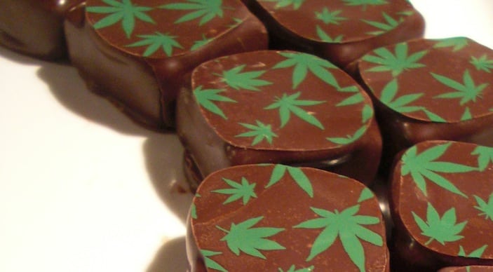 chocolate fudge infused with cannabis