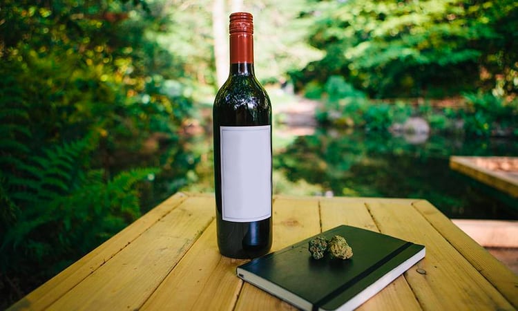 cannabis infused wine