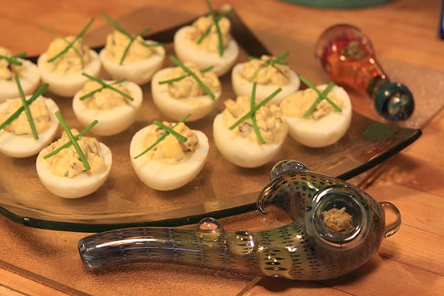 deviled eggs