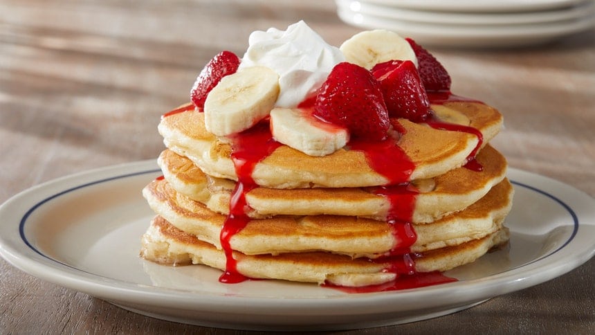 Strawberry Banana Marijuana Pancakes