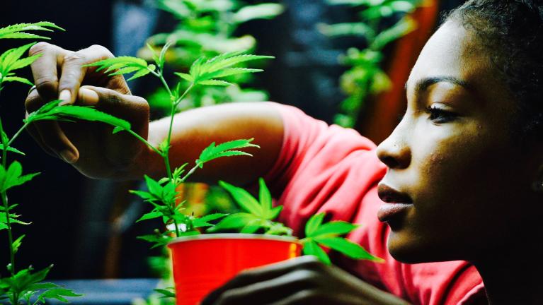 women in weed